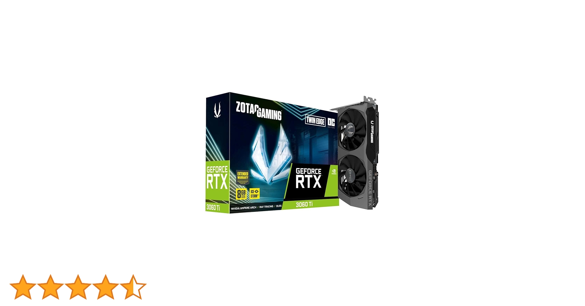 Zotac Grafikkarte Nvidia GeForce RTX 3060 Ti 8 GB Twin Edge